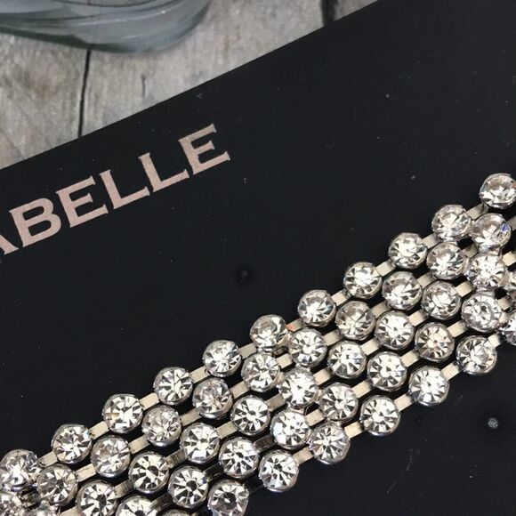 Cristabelle Crystal Rhodium Choker - Picture 7 of 8